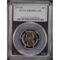 1973-S Jefferson PCGS PR69DCAM