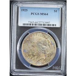 1925 Peace PCGS MS64