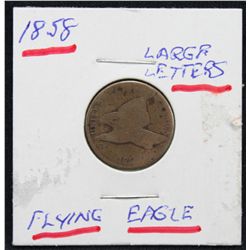 1858 Flying Eagle Cent - Large Letters