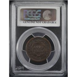 1851 Large Braided Cent PCGS VF Details