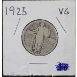 1925 Standing Liberty Quarter - VG