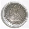 Image 1 : 1840 *EXTREMELY RARE* LIBERTY SEATED SILVER DOLLAR RED BOOK VALUE IS 1250.00+ *EXTRA FINE GRADE*!!