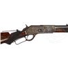Image 8 : DELUXE WINCHESTER MODEL 1876 LEVER ACTION RIFLE.