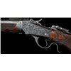 Image 3 : *RARE ENGRAVED DELUXE WINCHESTER MODEL 1885 SPECIAL SPORTING TAKEDOWN LOW WALL SINGLE SHOT RIFLE.