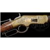 Image 4 : EXTREMELY RARE JOHN ULRICH ENGRAVED DELUXE WINCHESTER MODEL 1866 LEVER ACTION RIFLE.
