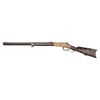 Image 2 : RARE JOHN ULRICH ENGRAVED WINCHESTER MODEL 1866 LEVER ACTION RIFLE.