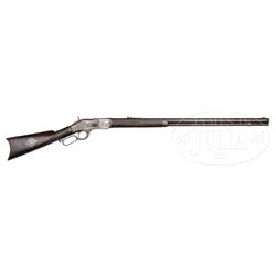 EXTREMELY RARE WINCHESTER MODEL 1873 '1 OF 1000' LEVER ACTION RIFLE.