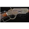 Image 4 : DELUXE SPECIAL ORDER WINCHESTER 2ND MODEL 1873 LEVER ACTION RIFLE.