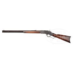 SCARCE WINCHESTER MODEL 1873 SMALL BORE LEVER ACTION RIFLE.