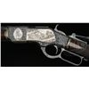 Image 4 : SPECTACULAR JOSEPH CUSTOM ENGRAVED DELUXE WINCHESTER MODEL 1873 LEVER ACTION RIFLE.