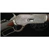 Image 5 : RARE DELUXE ENGRAVED WINCHESTER MODEL 1876 EXPRESS LEVER ACTION RIFLE.