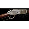 Image 5 : WINCHESTER SECOND MODEL 1876 LEVER ACTION RIFLE.