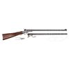 Image 1 : CASED MAYNARD MODEL 1865 PERCUSSION SPORTING RIFLE 2-BARREL SET.