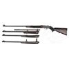 Image 2 : *BSA MARTINI SINGLE SHOT TAKEDOWN RIFLE WITH THREE EXTRA BARRELS.