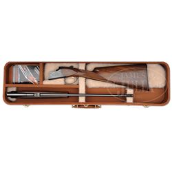 *BELGIAN BROWNING SUPERPOSED EXPRESS RIFLE WITH CASE.