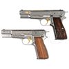 Image 2 : *LOT OF 2 SPECIAL EDITION BROWNING HIGH POWER SEMI-AUTO PISTOLS.