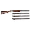 Image 1 : *BODSON ENGRAVED BELGIAN BROWNING DIANA GRADE FOUR BARREL SKEET SET WITH CASE.