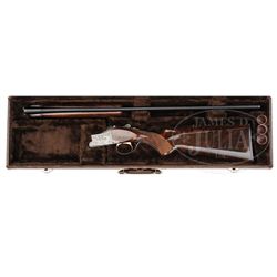 *BODSON ENGRAVED .410 BELGIAN BROWNING SUPERPOSED DIANA GRADE WITH CASE.