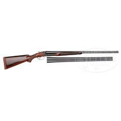 *WINCHESTER MODEL 21 #4 ENGRAVED SKEET GUN WITH EXTRA LONG RANGE BARRELS.