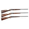 Image 1 : *BATTERY OF PARKER REPRODUCTION GAME GUNS, 12, 20, AND 28 GAUGES WITH CASES.