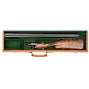 Image 7 : *BATTERY OF PARKER REPRODUCTION GAME GUNS, 12, 20, AND 28 GAUGES WITH CASES.