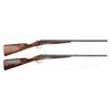 Image 1 : *BRACE OF SMALL BORE DHE PARKER REPRODUCTIONS WITH CASES.