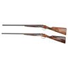 Image 2 : *BRACE OF SMALL BORE DHE PARKER REPRODUCTIONS WITH CASES.