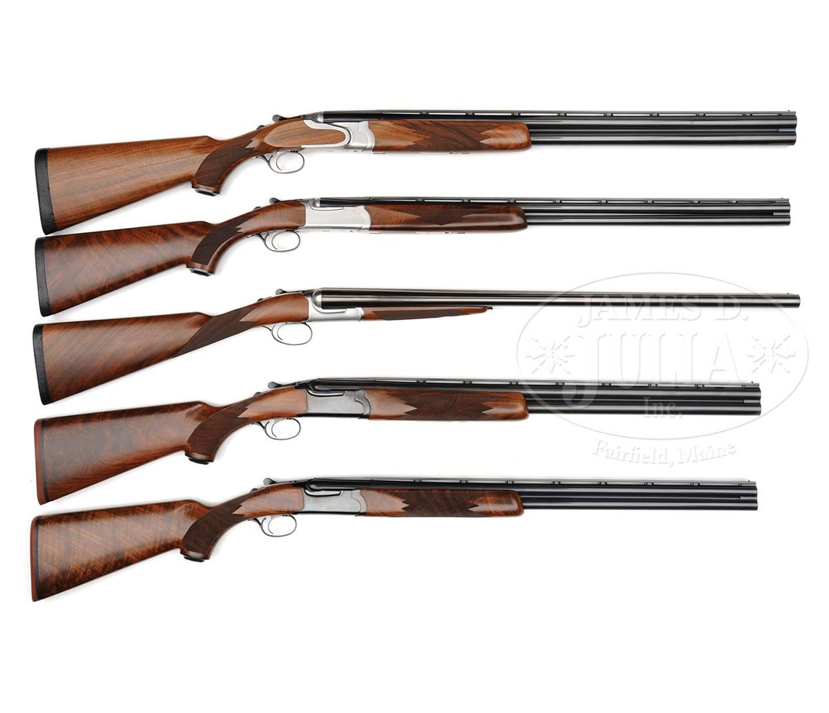 *EXECUTIVE BATTERY OF FIVE RUGER SHOTGUNS; FOUR ...