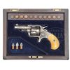 Image 1 : EXTREMELY RARE CASED ENGRAVED COLT NEW LINE SPUR TRIGGER REVOLVER.