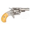 Image 2 : EXTREMELY RARE CASED ENGRAVED COLT NEW LINE SPUR TRIGGER REVOLVER.