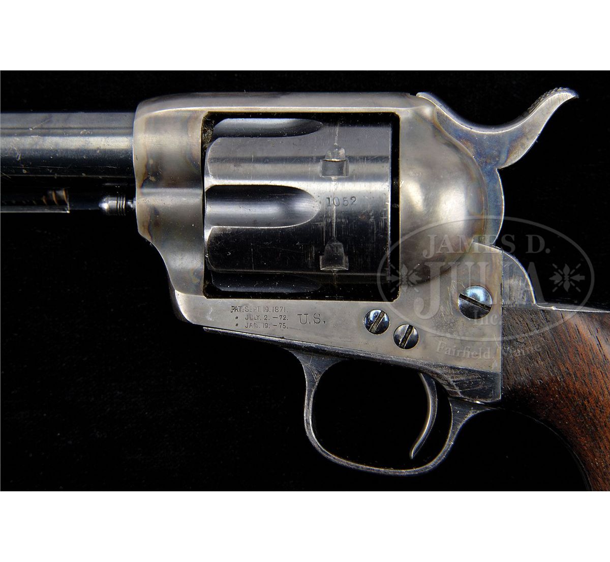 FINE 1880s COLT CAVALRY SINGLE ACTION ARMY REVOLVER.