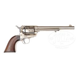 RARE HENRY NETTLETON INSPECTED, "U.S.I.D." MARKED NICKEL PLATED COLT SINGLE ACTION ARMY REVOLVER.