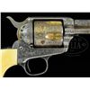 Image 10 : FINE AND IMPORTANT CUNO A. HELFRICHT ENGRAVED COLT SINGLE ACTION REVOLVER, SILVER- AND GOLD-PLATED W