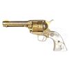 Image 2 : *ULTRA RARE & SPECTACULAR PRESENTATION GLAHN ENGRAVED GOLD PLATED SINGLE ACTION ARMY REVOLVER.
