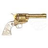 Image 3 : *ULTRA RARE & SPECTACULAR PRESENTATION GLAHN ENGRAVED GOLD PLATED SINGLE ACTION ARMY REVOLVER.