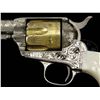 Image 4 : FINE HELFRICHT ENGRAVED SINGLE ACTION ARMY REVOLVER.