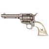 Image 2 : RARE AND EXCEPTIONAL ENGRAVED ETCHED PANEL COLT FRONTIER SIX SHOOTER SINGLE ACTION ARMY REVOLVER.