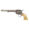 Image 2 : UNUSUAL PANEL SCENE ENGRAVED COLT SINGLE ACTION ARMY REVOLVER.