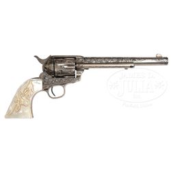 FINE ENGRAVED COLT SINGLE ACTION ARMY REVOLVER.