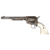 Image 2 : FINE ENGRAVED COLT SINGLE ACTION ARMY REVOLVER.