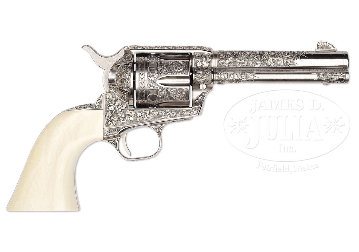 *THE LONE RANGER'S COLT! SCARCE BEN SHOSTLE ENGRAVED 2ND GENERATION ...