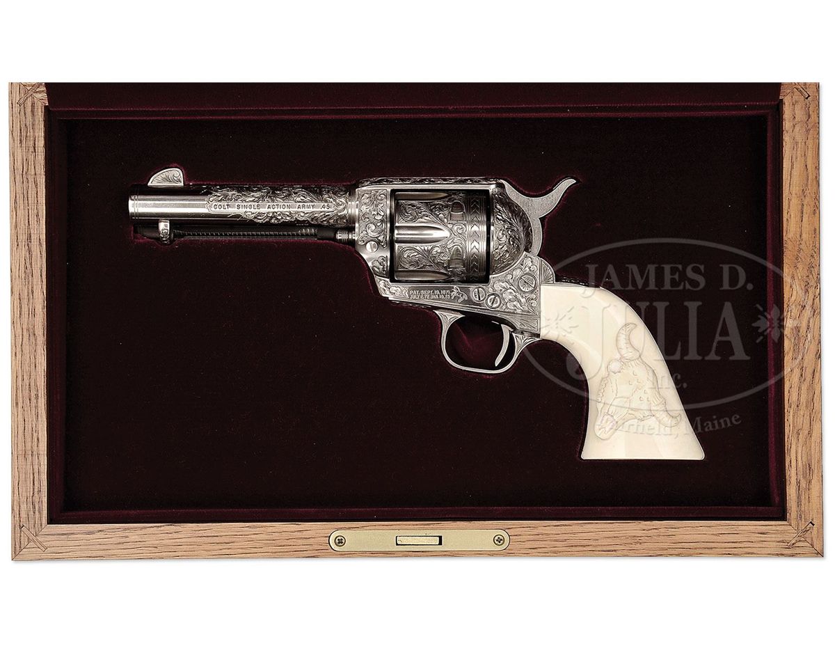 *THE LONE RANGER'S COLT! SCARCE BEN SHOSTLE ENGRAVED 2ND GENERATION ...