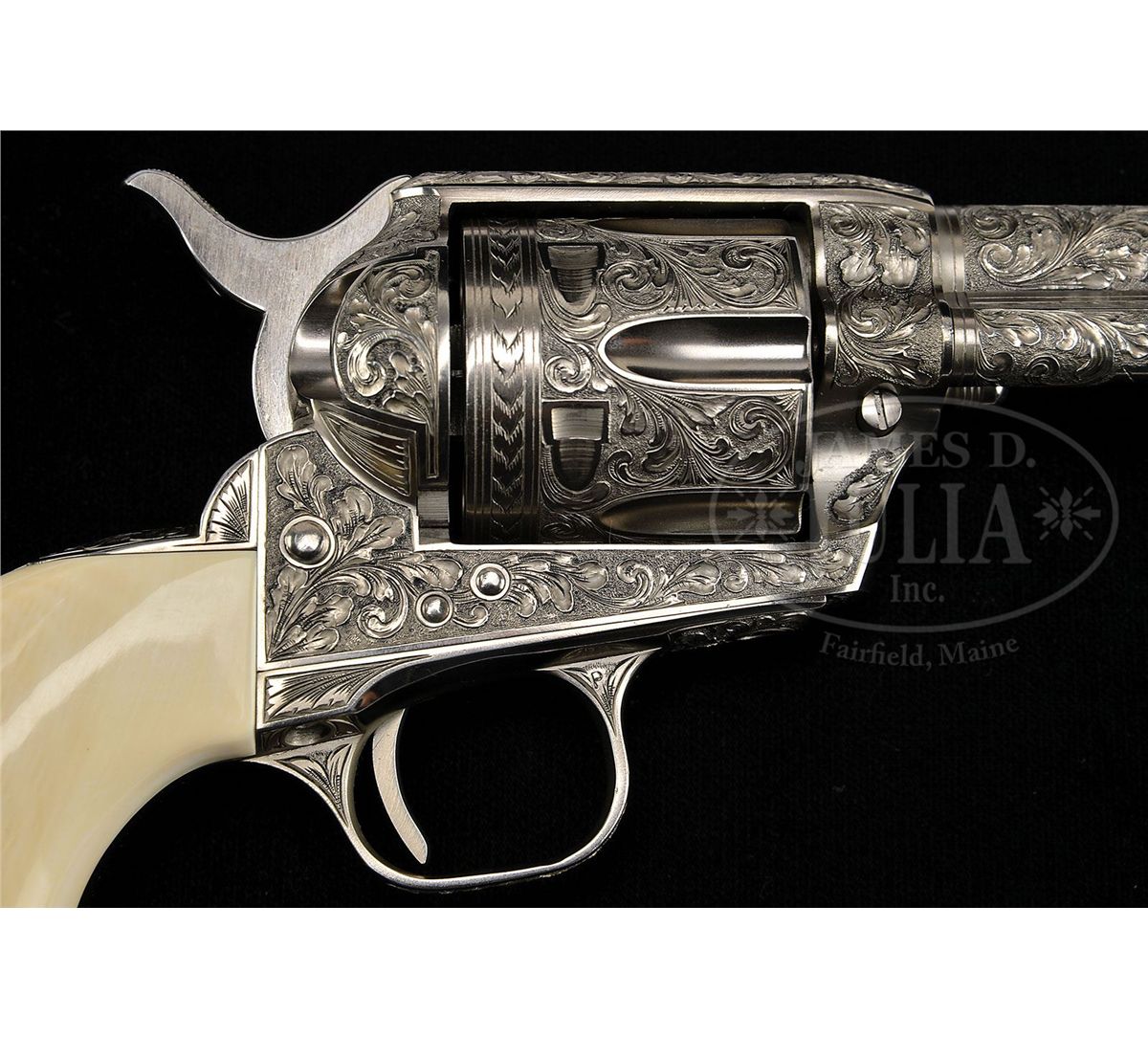 *THE LONE RANGER'S COLT! SCARCE BEN SHOSTLE ENGRAVED 2ND GENERATION ...