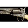 Image 3 : LATE NIMSCHKE ENGRAVED COLT MODEL 1860 ARMY PERCUSSION REVOLVER.