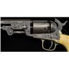 Image 3 : RARE CASED ENGRAVED & INSCRIBED COLT MODEL 1851 NAVY PERCUSSION REVOLVER.