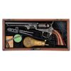 Image 1 : CASED COLT MODEL 1849 POCKET PERCUSSION REVOLVER.