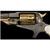 Image 3 : SCARCE CASED FACTORY ENGRAVED REMINGTON POCKET MODEL CONVERSION REVOLVER.