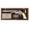 Image 1 : EXCEPTIONAL CASED AND ENGRAVED CIVIL WAR SMITH & WESSON #2 ARMY REVOLVER.