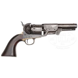 UNIQUE CONFEDERATE C.H. RIGDON 5" BARRELED REVOLVER.