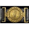 Image 2 : VERY RARE VIRGINIA MILITIA BELT AND BUCKLE IN ORIGINAL BOX.